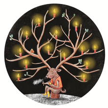 Afbeelding in Gallery-weergave laden, Postkaart Kaarsjes in de takken