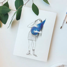 Afbeelding in Gallery-weergave laden, Postkaart Traanknuffel