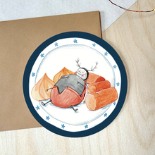 Afbeelding in Gallery-weergave laden, 3 ronde winterkaartjes en kalender 2026