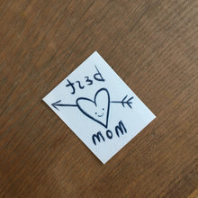 Afbeelding in Gallery-weergave laden, Pakketje van 2 tattoo&#39;s &#39;Best mom&#39; en &#39;Best dad&#39;
