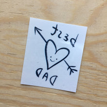 Afbeelding in Gallery-weergave laden, Pakketje van 2 tattoo&#39;s &#39;Best mom&#39; en &#39;Best dad&#39;
