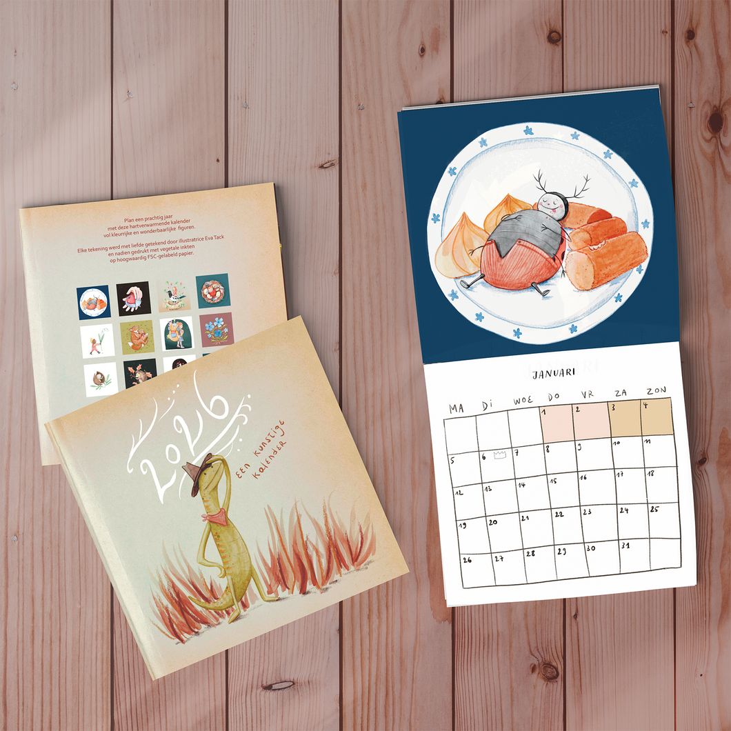 Kunstzinnige jaarkalender 2026