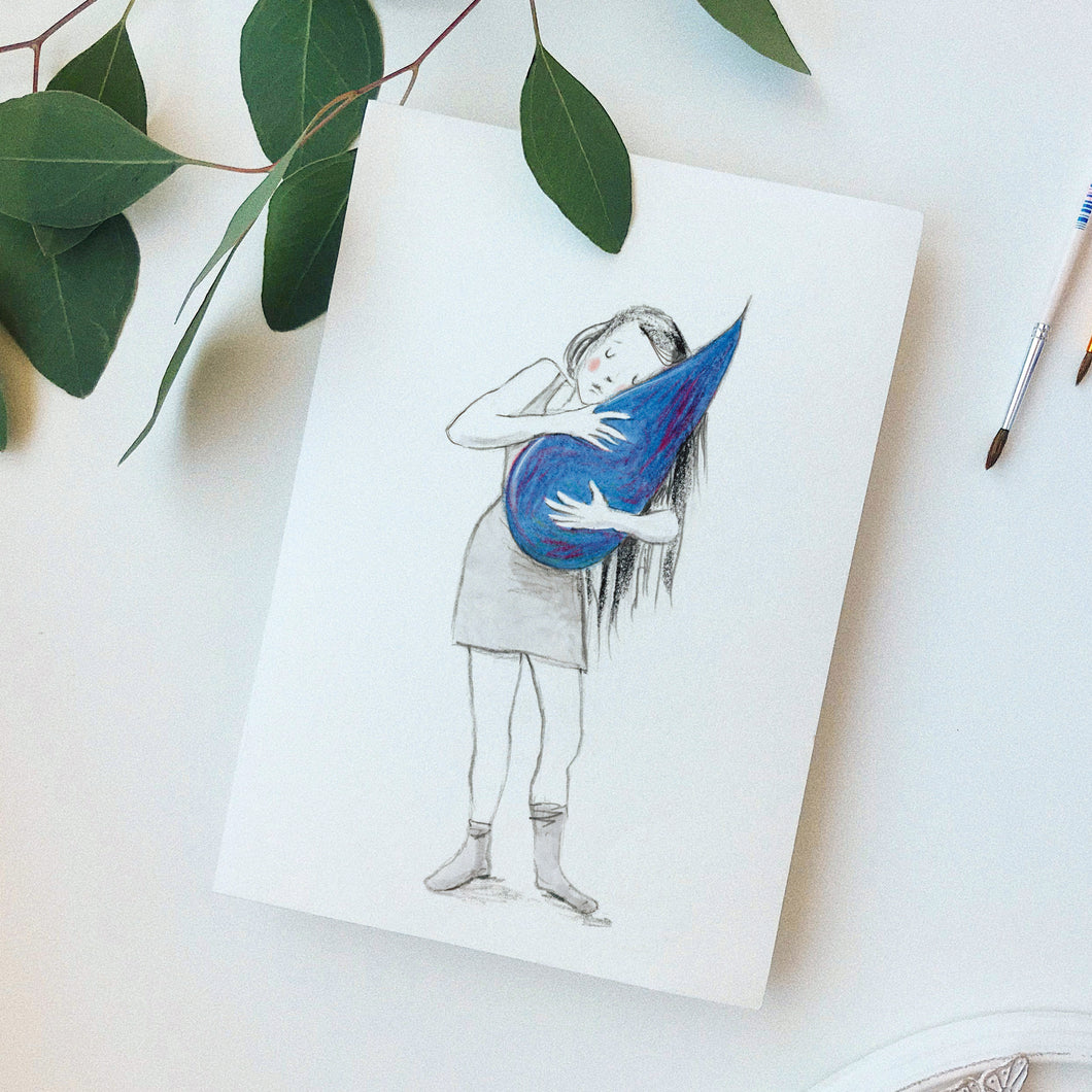 Postkaart Traanknuffel