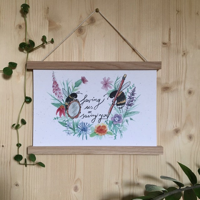 Print A4 Bijen