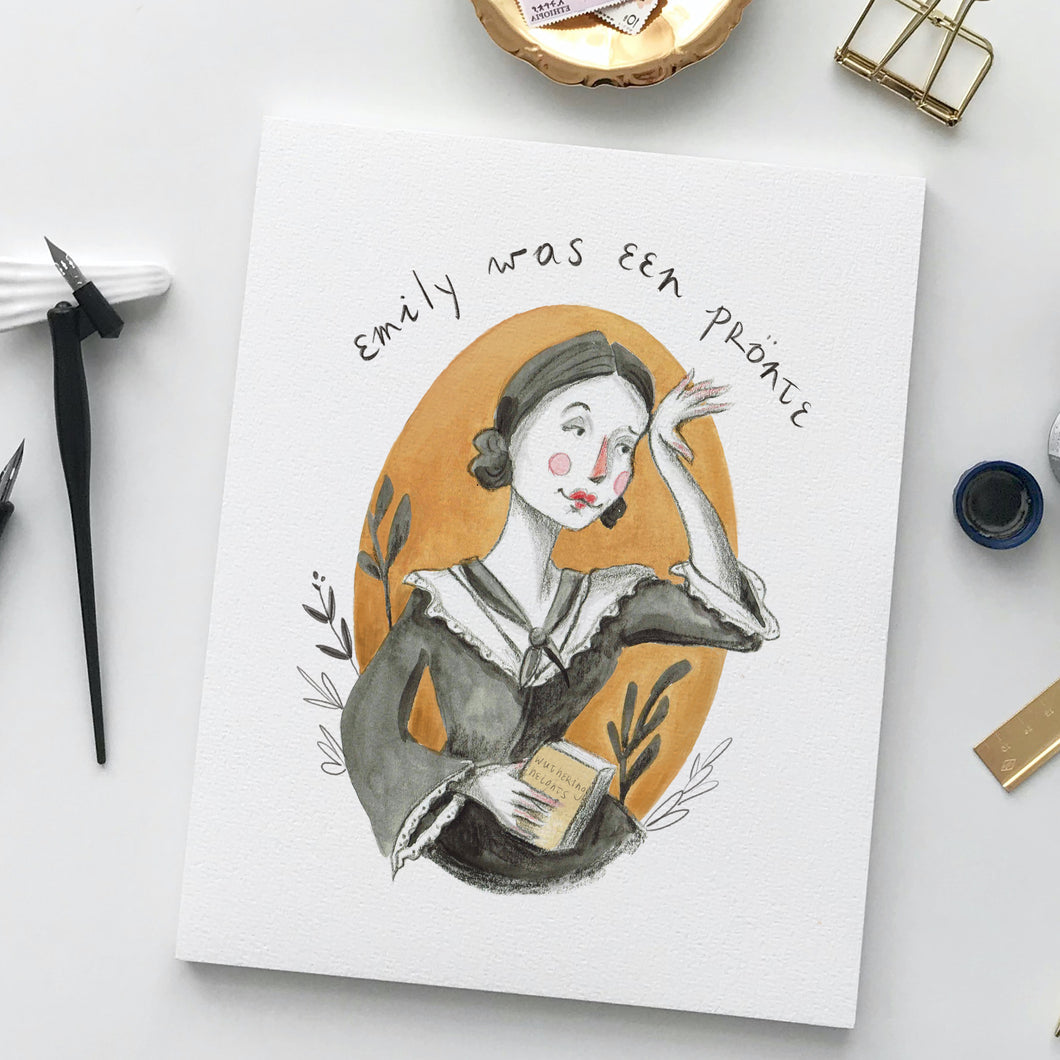 Postkaart Emily was een Prönte
