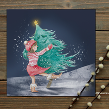 Afbeelding in Gallery-weergave laden, Pakketje van 3 postkaartjes &#39;Kerstgeluk&#39;
