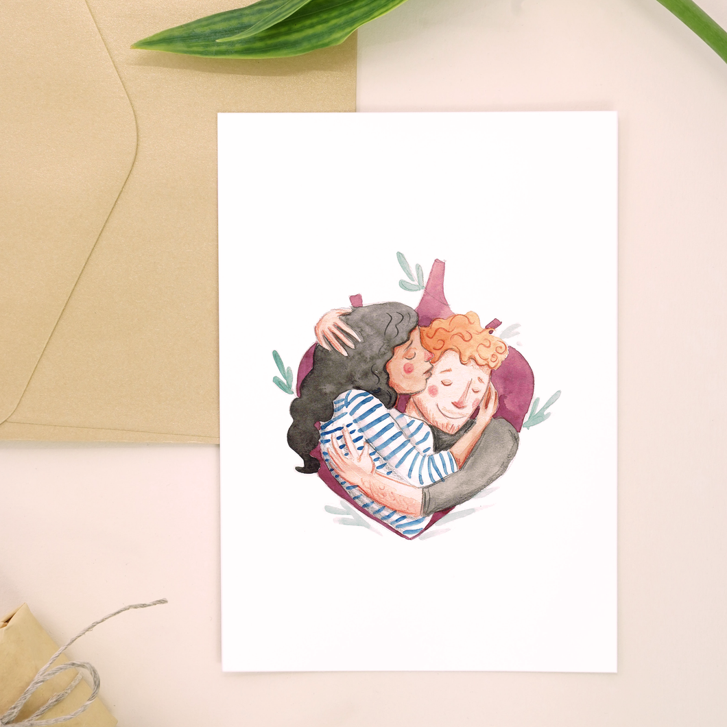Postkaartje Amour